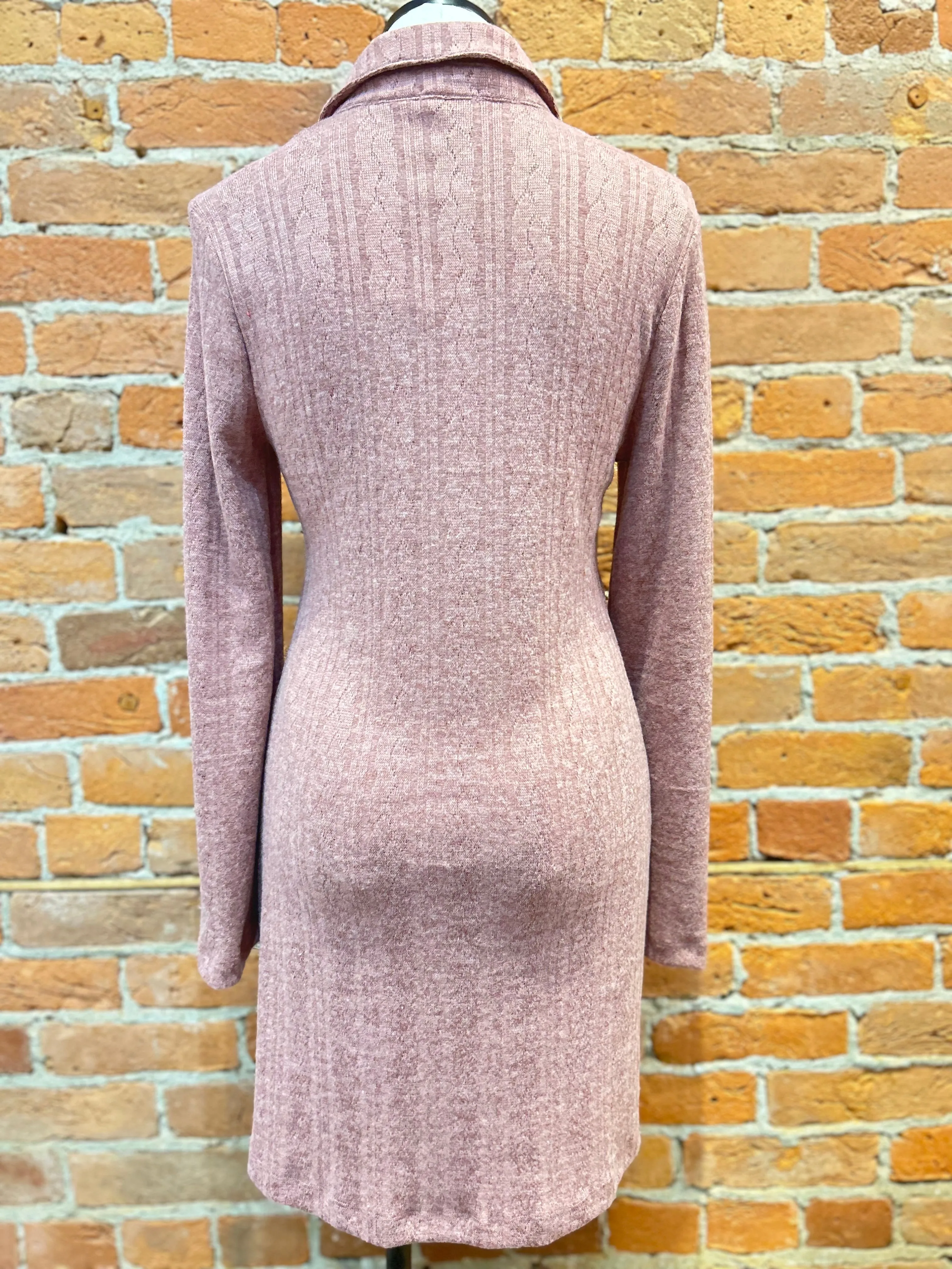 Kylie Paige Landi dress, sweater ribbed mini