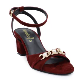 Maroon Formal Sandal 055419