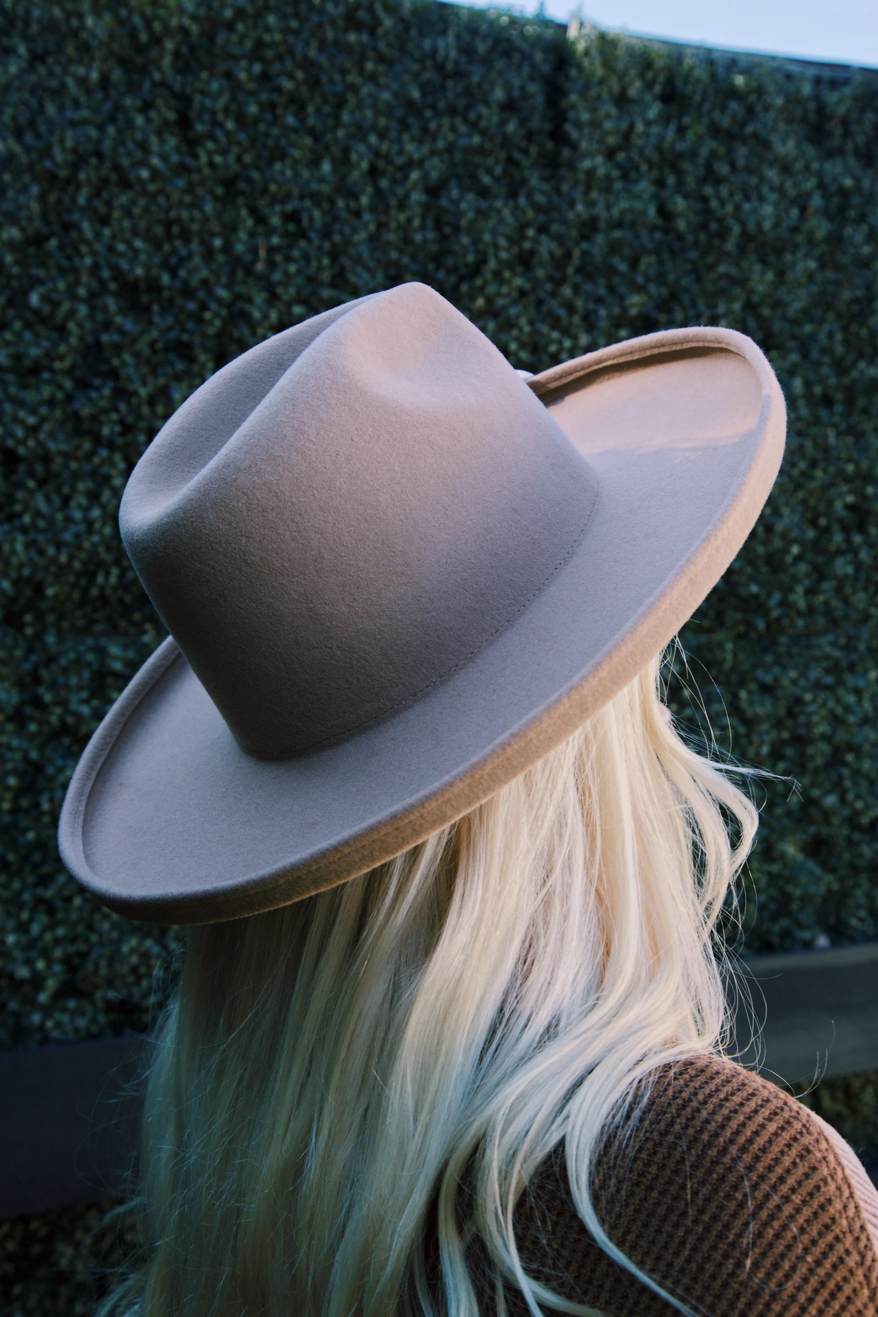 Maude Pencil Brim Hat, Tan | Gigi Pip