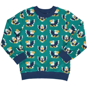 Maxomorra Dream Job Eagle Lined Sweater