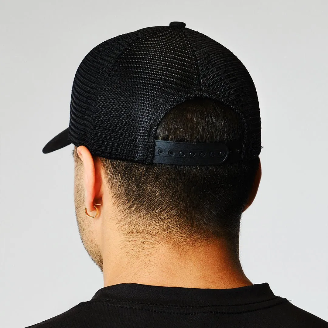 Men's Canopy Trucker Hat Black