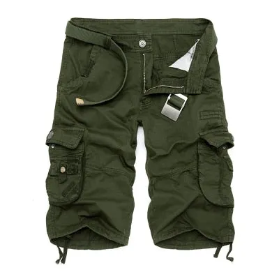 Mens cargo shorts Camouflage Military