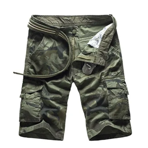 Mens cargo shorts Camouflage Military