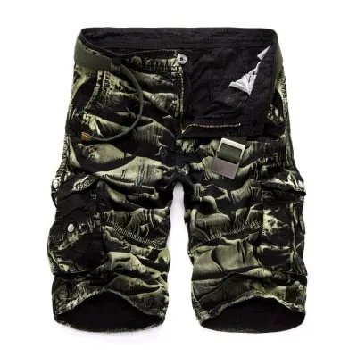 Mens cargo shorts Camouflage Military