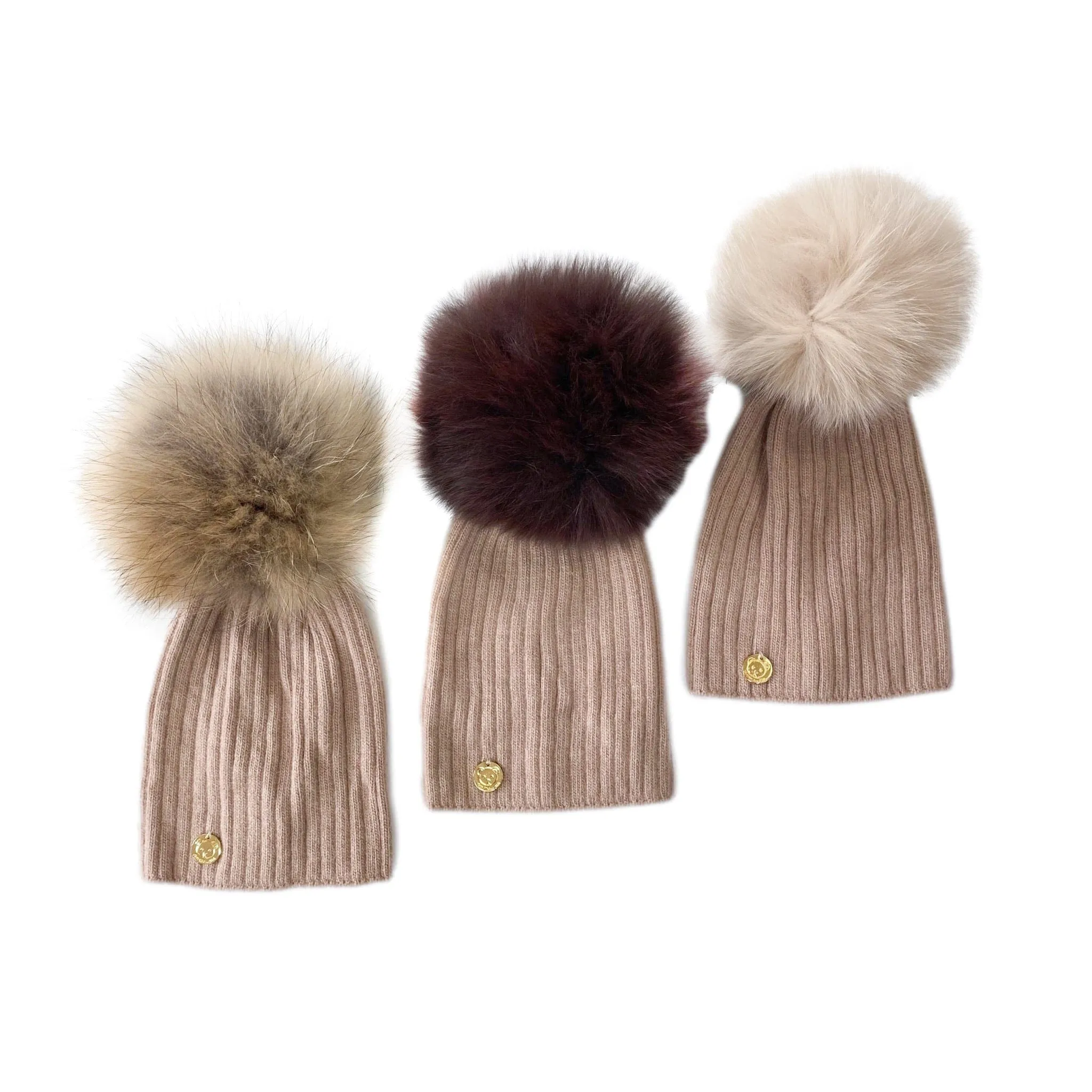 Misha Ribbed Angora Hat