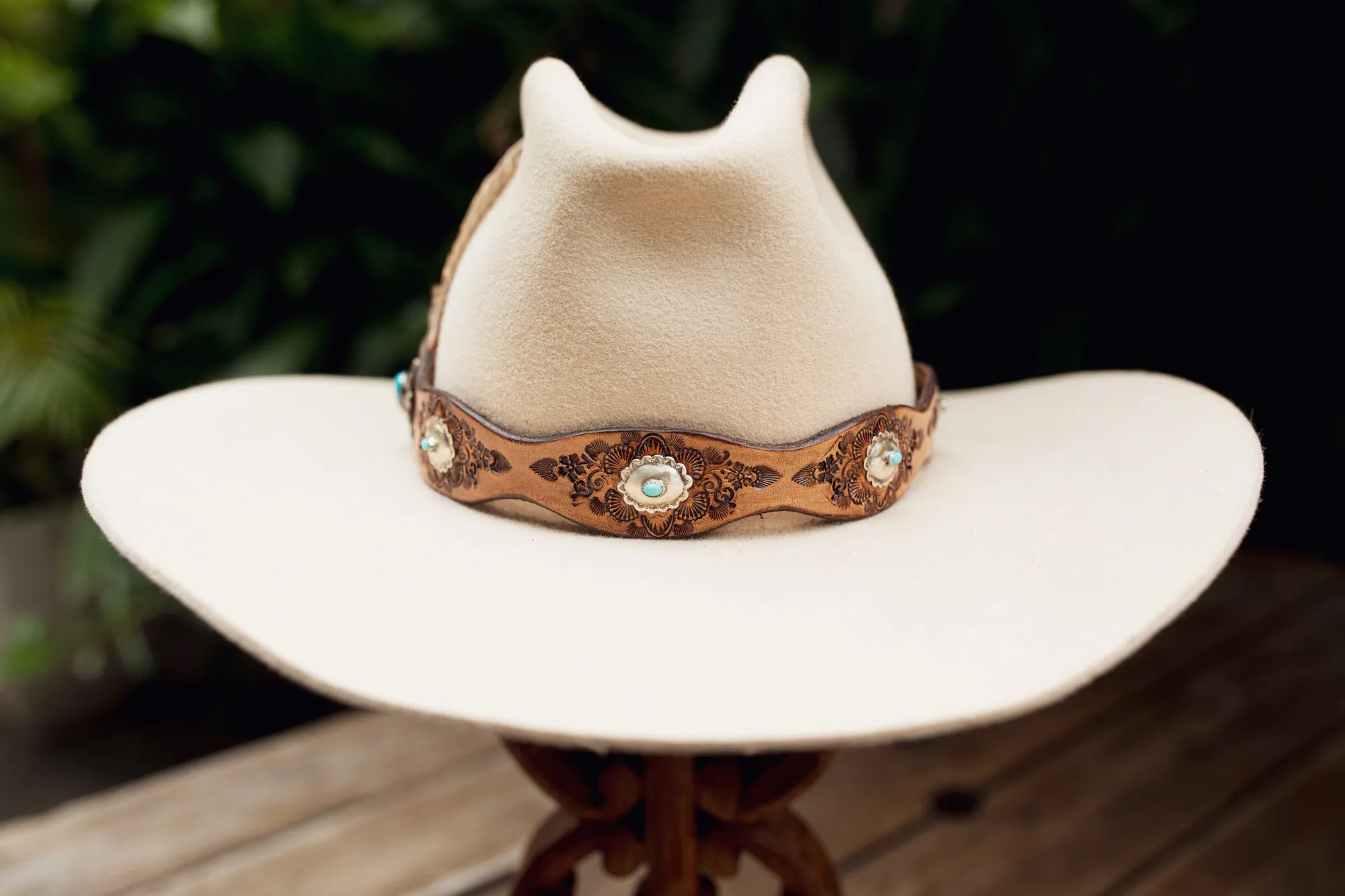 Navajo Concho Hat Band