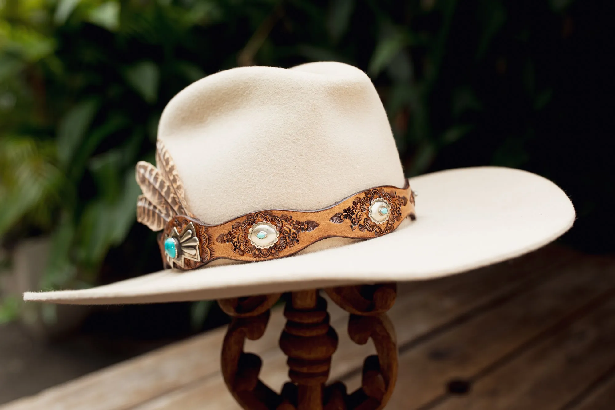 Navajo Concho Hat Band