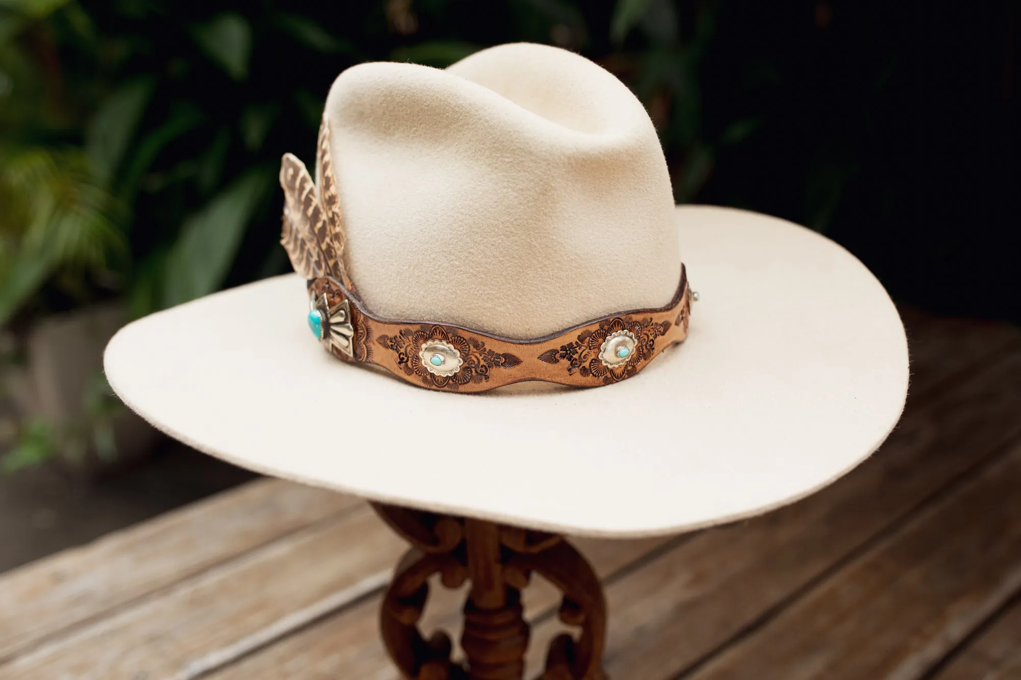 Navajo Concho Hat Band