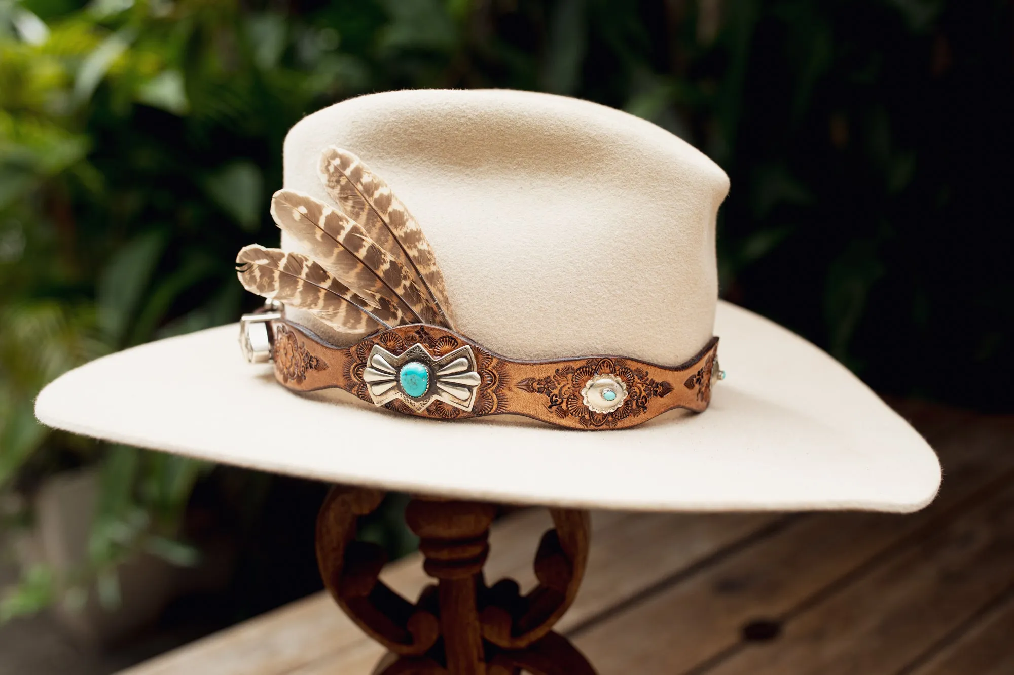 Navajo Concho Hat Band