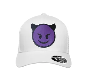 NEW! The RMG Purple Demon Emoji Flexfit Snapback 110 Baseball Hat