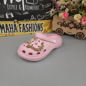 Pink Casual Slipper Sandal