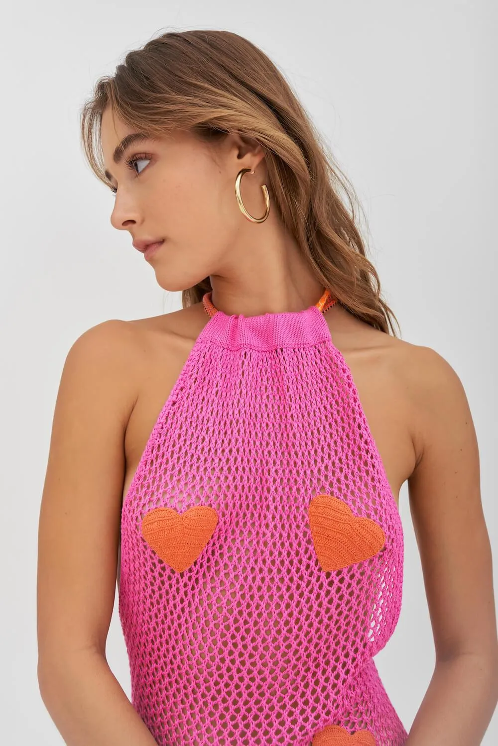 PITUSA Heart Crochet Sundress