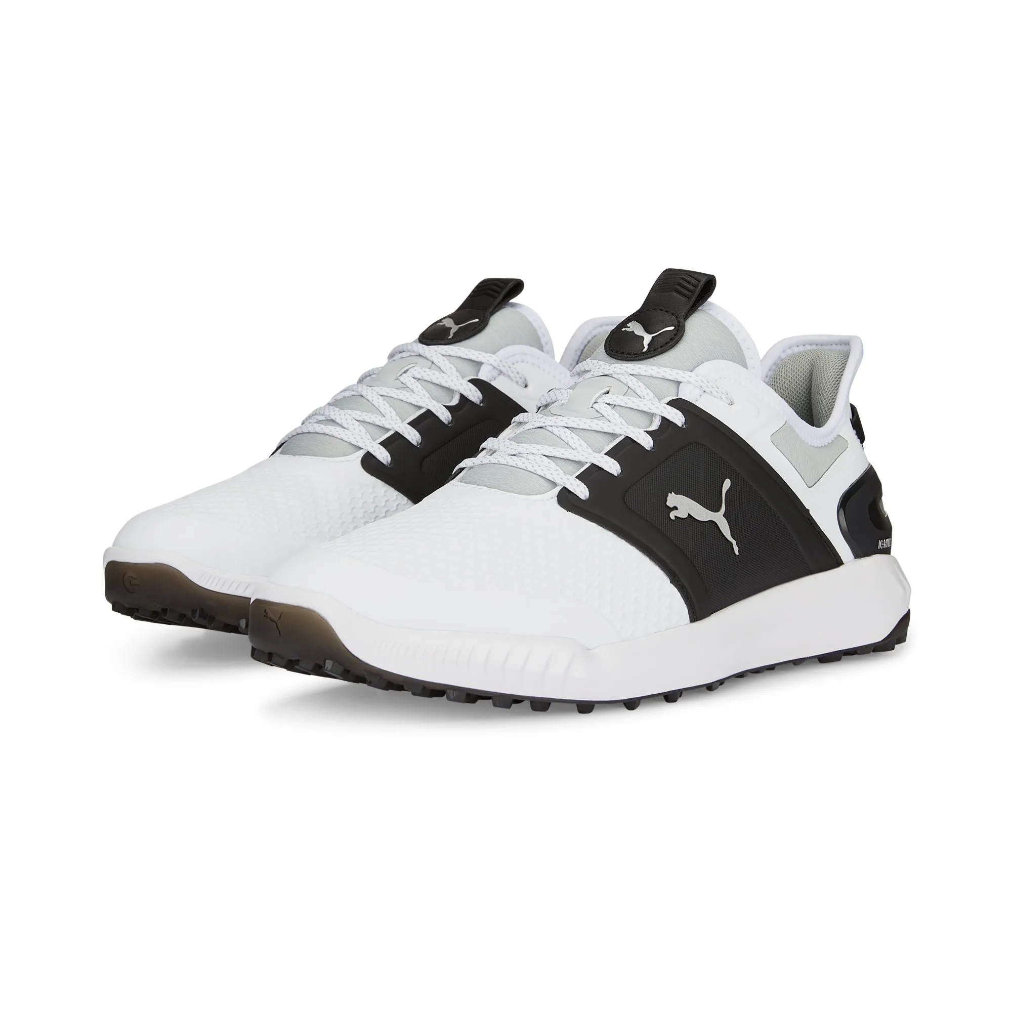 Puma Men's Ignite Elevate Spikeless Golf Shoes - White/Black