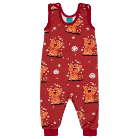 Raspberry Republic Meow Meow Dungarees