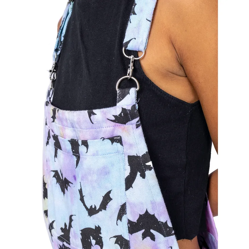 RULE THE NIGHT DUNGAREES - PASTEL TIE DYE