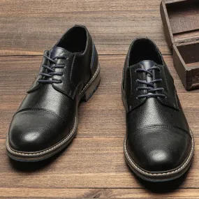 RV442 Men's Casual Shoes: Comfortable, Multifunctional Fashion in Leather