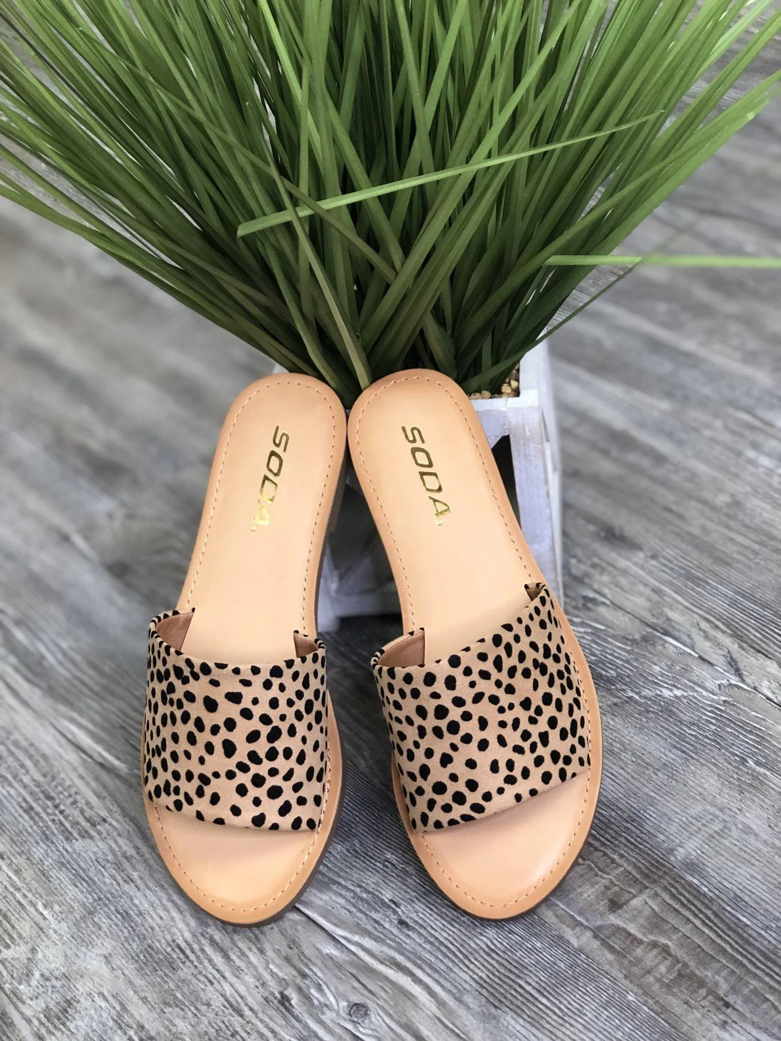 Follow Along Sandal Cheetah Print