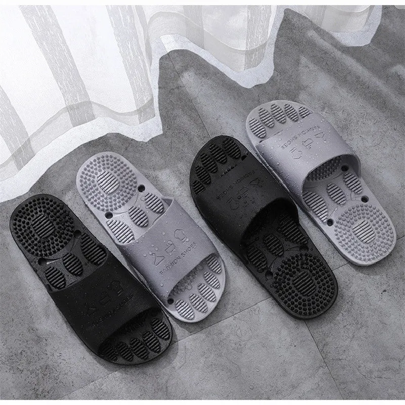 Orgavy Foot Massaging Slides Comfortable Non Slip Sandals For Men And Women