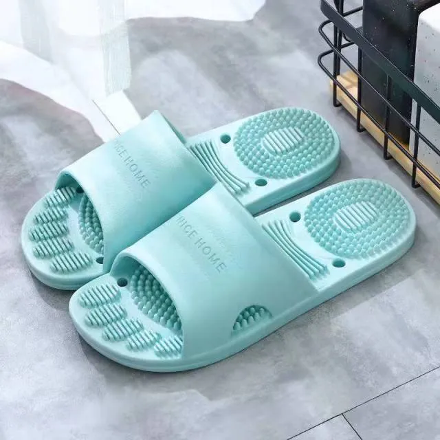 Orgavy Foot Massaging Slides Comfortable Non Slip Sandals For Men And Women