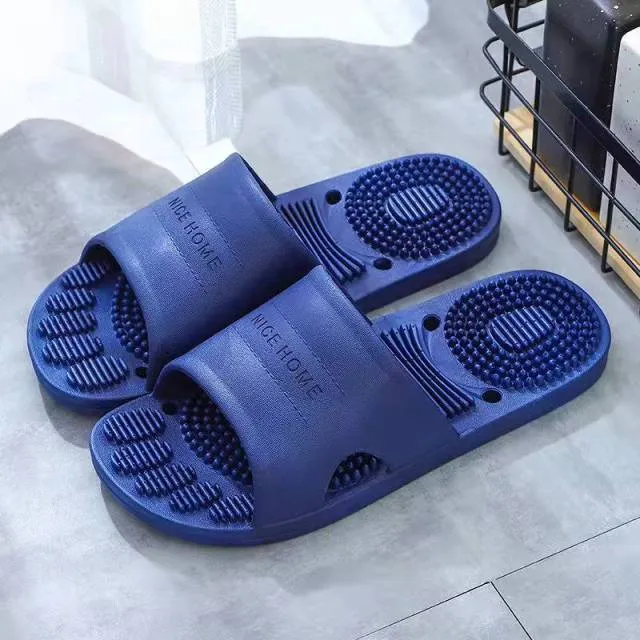 Orgavy Foot Massaging Slides Comfortable Non Slip Sandals For Men And Women