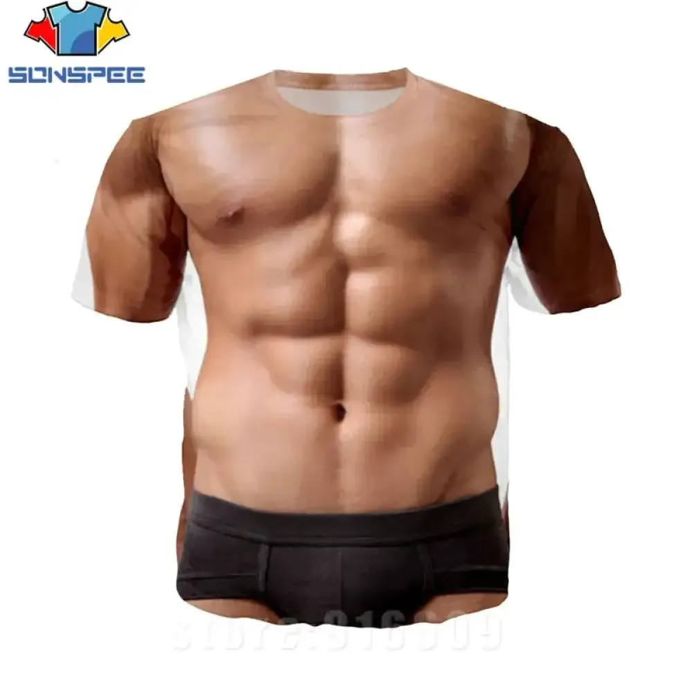 Muscle Magic: Fun Fake Muscle Tees!