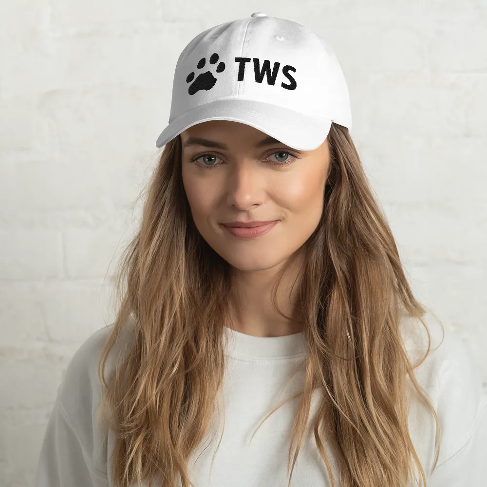 The Wildcat Sanctuary Paw Print Dad Hat