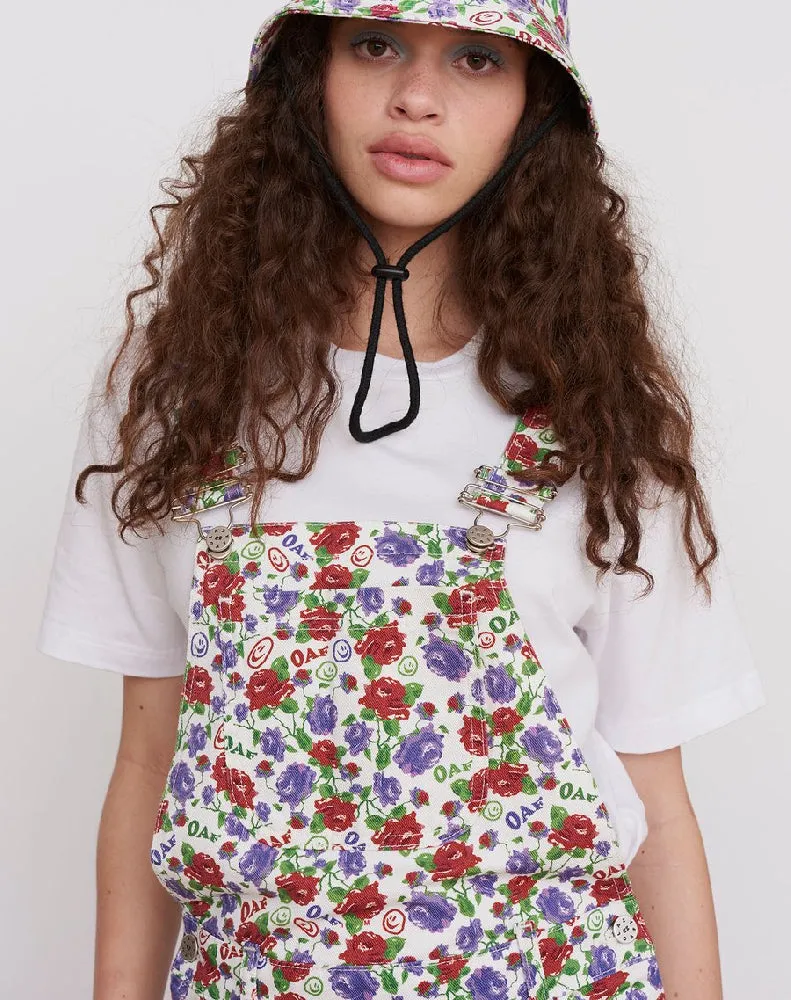 CHILDS PLAY FLORAL DUNGAREES