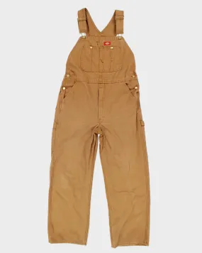 Vintage Dickies Workwear Brown Dungarees - W36 L30