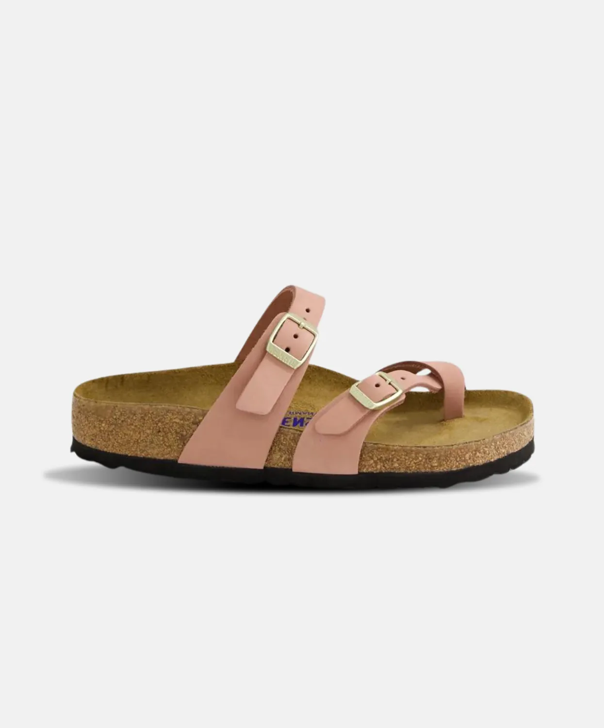 Birkenstock Mayari Nubuck Leather Old Rose Soft Footbed Sandals