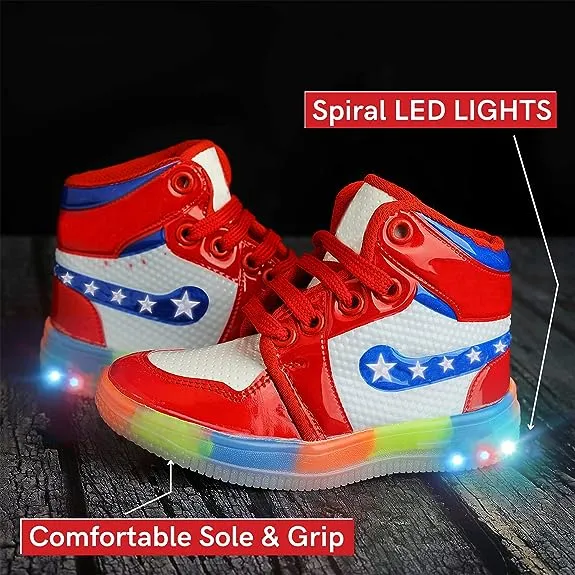 Elegant LED Kids Sneakers | Combo (Qnty 2)